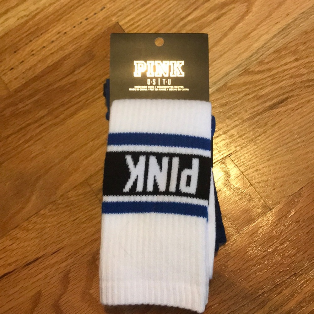 Pink Victoria Secret Crew Socks